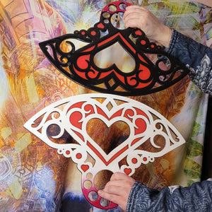 Glowing Heart Fans - Made-to-Order